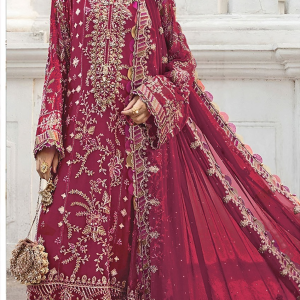 Zarmeen Emaan Premium Embroidered Lawn 3 Piece Unstitched Suit ZE - 763 | Najma Javaid