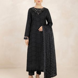 Zarmeen Emaan Premium Embroidered Lawn 3 Piece Unstitched Suit  ZE - 817 | Najma Javaid