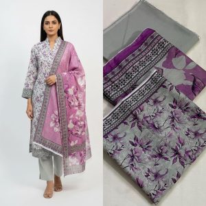 Original Bin Saeed 3 Piece Printed Lawn Suit | Premium Summer Collection