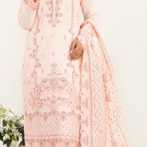 Tawakal Mahara 3Piece UnStitched Embroidery Lawn | Najma Javaid