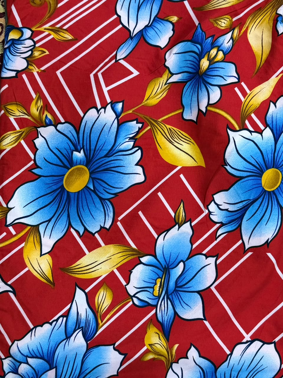 Najma Javaid Premium Double Bed Sheet – Soft & Durable Floral Printed Bed Sheet