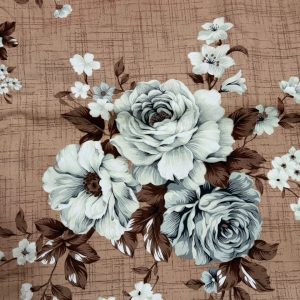 Najma Javaid Premium Double Bed Sheet – Soft & Durable Floral Printed Bed Sheet