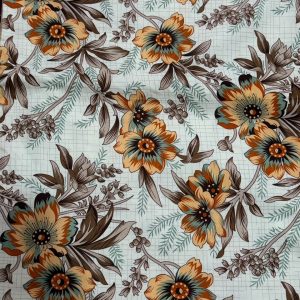 Najma Javaid Premium Double Bed Sheet – Soft & Durable Floral Printed Bed Sheet