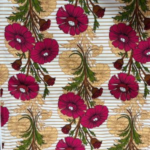 Najma Javaid Premium Double Bed Sheet – Soft & Durable Floral Printed Bed Sheet
