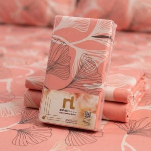 Najma Javaid Premium 3 Piece Bed Sheet Set – Soft Printed Luxury Bedding Set