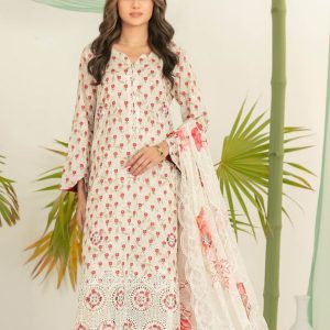 Tawakal Syonia 3 Piece Unstitched Embroidered Lawn | Najma Javaid