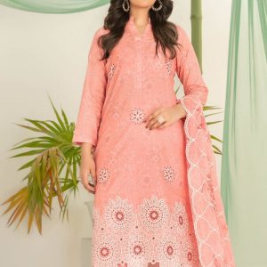 Tawakal Syonia 3 Piece Unstitched Embroidered Lawn | Najma Javaid
