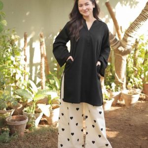 Najma Javaid Premium 3 Piece Stitched Embroidered Lawn Suit