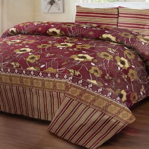 Najma Javaid Premium 3 Piece Bed Sheet Set – Soft Printed Luxury Bedding Set
