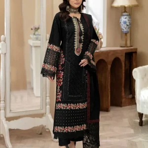 Zarmeen Emaan Premium Embroidered Lawn 3 Piece Unstitched Suit  ZE-749 |  Najma Javaid