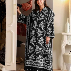 Zarmeen Emaan Premium Embroidered Lawn 3 Piece Unstitched Suit ZE - 929 | Najma Javaid