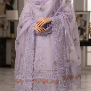 Premium 3 Piece Stitched Embroidered Lawn Suit for Women