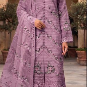 Premium 3 Piece Stitched Embroidered Lawn Suit for Women